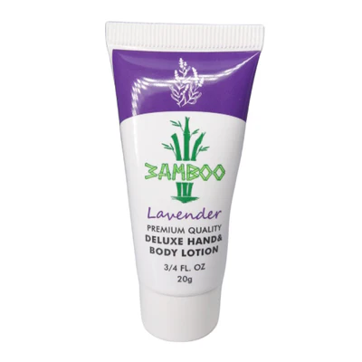 Bamboo Hand and Body Lotion Pot (72pcs) - Lavender 3/4oz